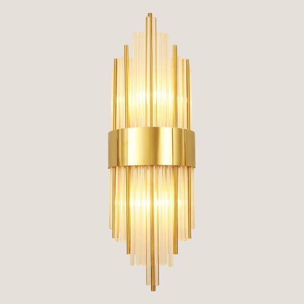 WALL MOUNTED FIXTURE 2xΕ14 22x54 GOLD