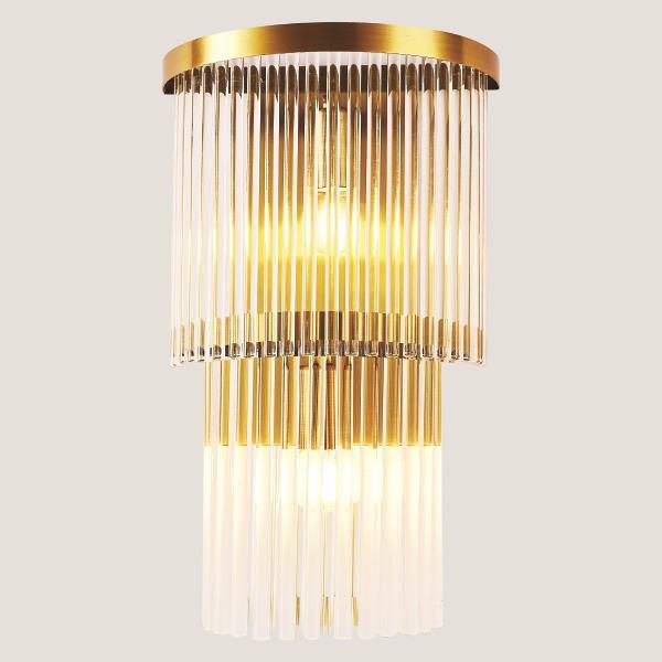 WALL MOUNTED FIXTURE 2xΕ14 25x43 GOLD