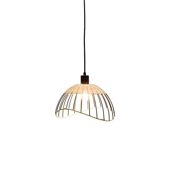 ΦΩΤΙΣΤΙΚΟ ΚΡΕΜΑΣΤΟ ΜΟΝΟΦΩΤΟ Ε27 MAX 40W D30*H18cm RATTAN ΦΩΤΙΣΤΙΚΟ ΚΡΕΜΑΣΤΟ ΜΟΝΟΦΩΤΟ Ε27 MAX 40W D30*H18cm RATTAN