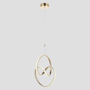 CEILING LIGHT FIXTURE HANGING  Q1 LED 30W 4000K GOLD MATT