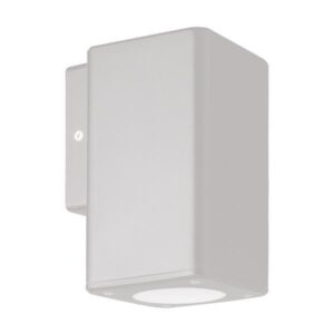 WALL LIGHT SQUARE DOWN PLASTIC GU10 WHITE