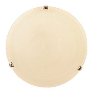 CEILING LIGHT "ERIS" Φ40 2XΕ27 HONEY/BRONZE