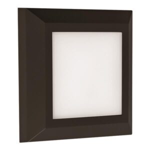 ΦΩΤΙΣΤΙΚΟ ΤΟΙΧΟΥ SLIM LED 3W IP65 220-240V 125X125mm ΜΑΥΡΟ PRO