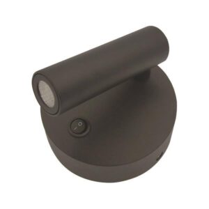 WALL MOUNTED READING LIGHT FOR BED "HERMES 1" 3W LED 3000K BLACK