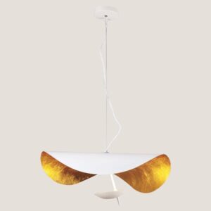 LIGHT FIXTURES HANGING LED 12W  GOLD/WHITE