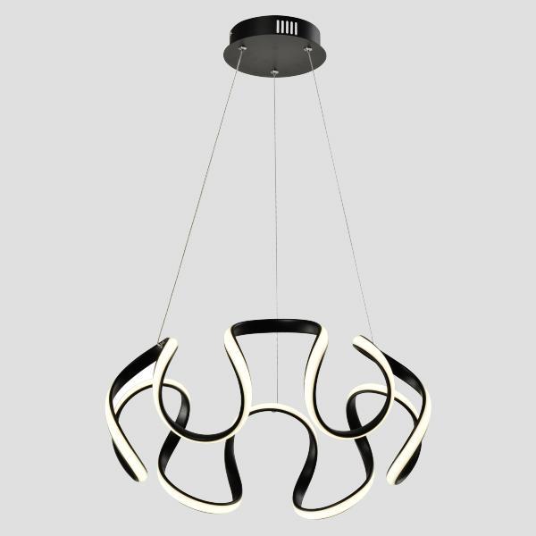 CEILING LIGHT FIXTURE ROUND LED 60W  BLACK