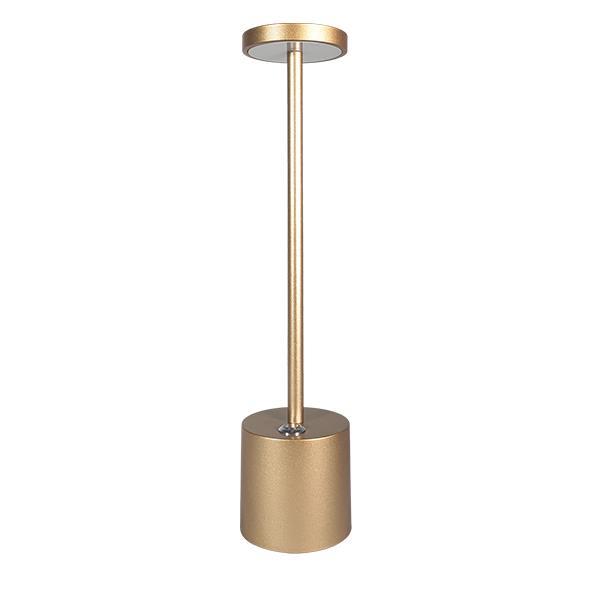 TABLE LAMP TOUCH RECHARGEABLE LED 4W DIMMABLE  GOLD