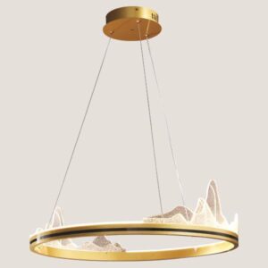 LIGHT FIXTURES HANGING TEAR LED 35W  GOLD