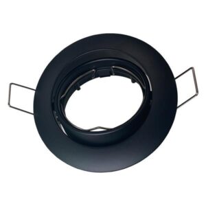 SPOT RECESSED MOVABLE ALUMINUM GU10 BLACK