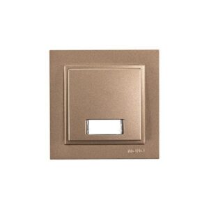 DESPINA BELL SWITCH WITH NAME PLATE LIGHT FUME