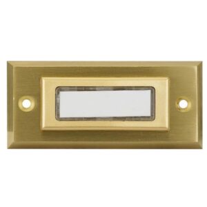 OUTDOOR DOORBELL PUSH BUTTON PB-072G GOLD IP44