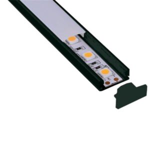 PROFILE EXTERNAL SINGLE 2000*17*9 90° BLACK