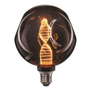 LED BULB G125 4W E27 1800K 220-240V DENTED DNA SMOKY DIMMABLE