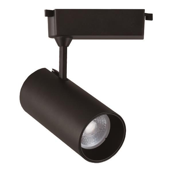 ΣΠΟΤ ΡΑΓΑΣ LED 2 ΓΡΑΜΜΩΝ 20W 3000K Φ70Χ160 ΜΑΥΡΟ PLUS ΣΠΟΤ ΡΑΓΑΣ LED 2 ΓΡΑΜΜΩΝ 20W 3000K Φ70Χ160 ΜΑΥΡΟ PLUS