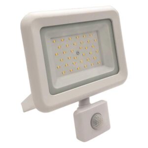 PROJECTOR LED SMD WITH ROTADED MOVEMENT DETECTOR 30W WHITE IP44 6500K PLUS