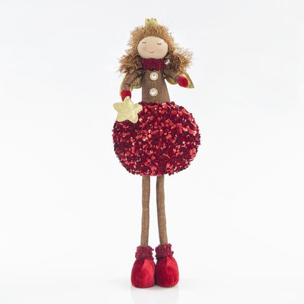 PRINCESS WITH RED PON PON SKIRT