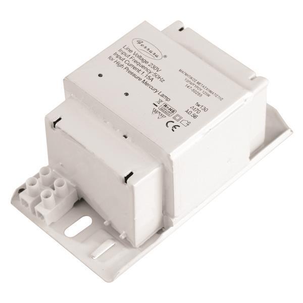 MAGNETIC MERCURY BALLAST 125W 230V