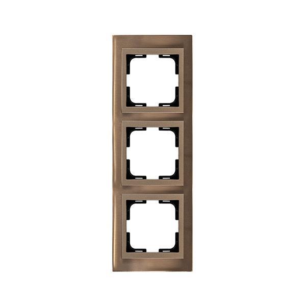CHROME TRIPLE FRAME BRONZE