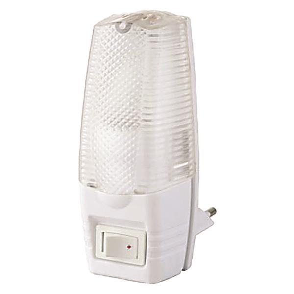 NIGHT LAMP WITH SWITCH WHITE E14 MAX 5W NIGHT LAMP WITH SWITCH WHITE E14 MAX 5W