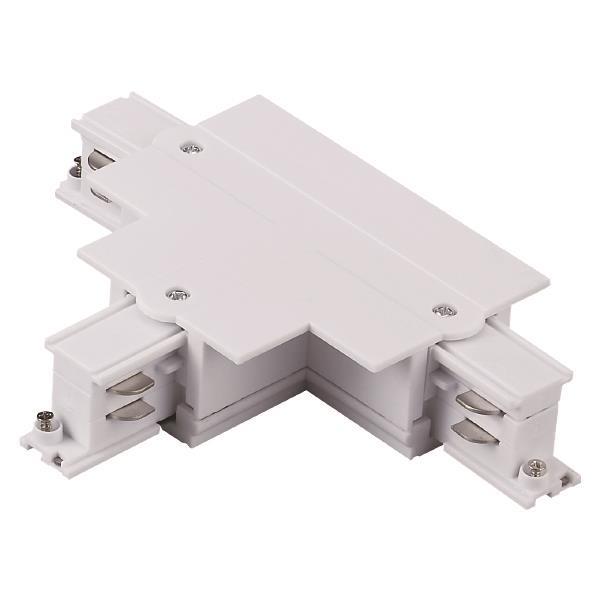 CONJUCTION RAIL RECESSED 4 LINES TYPE "T" WHITE
