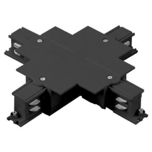 CONJUCTION RAIL RECESSED 4 LINES TYPE "CROSS" BLACK