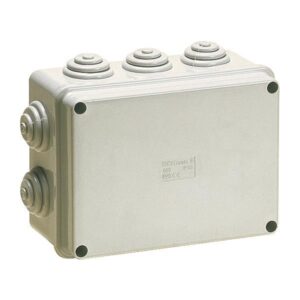 JUNCTION BOX 190Χ145Χ72 INOX SCREWS IP65 (009) GREY