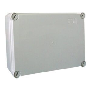 JUNCTION BOX 190Χ140Χ75 PLASTIC SCREWS IP66 (009.A.PL) GREY