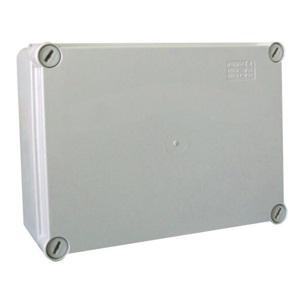 ΚΟΥΤΙΑ ΕΞΩΤΕΡΙΚΑ ΣΤΕΓΑΝΑ 190Χ140Χ75 Μ.Β IP66 (009.A.PL) ΓΚΡΙ