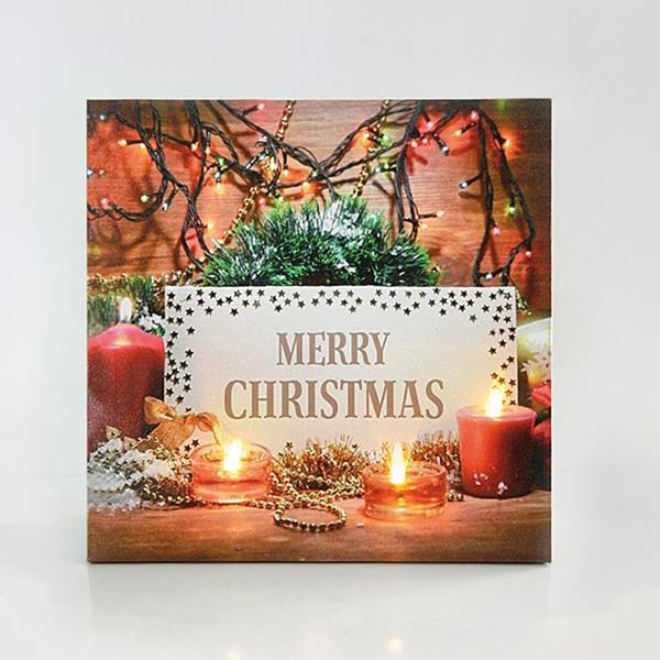 CANVAS PICTURE WITH CANDLES DESIGN