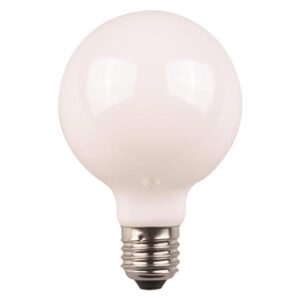 LED LAMP GLOBE G95 CROSSED FILAMENT 8W Ε27 4000K 220-240V MILKY