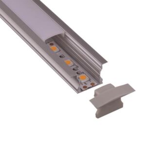 ALUMINUM PROFILE RECESSED SINGLE 45°