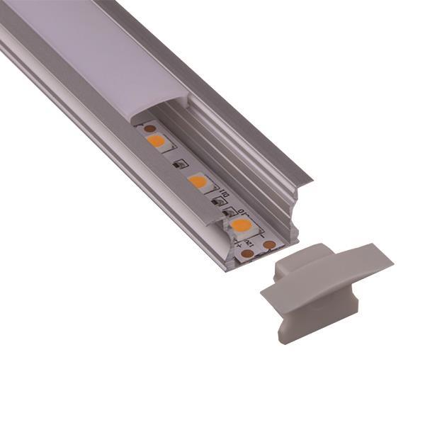 ALUMINUM PROFILE RECESSED SINGLE 45°