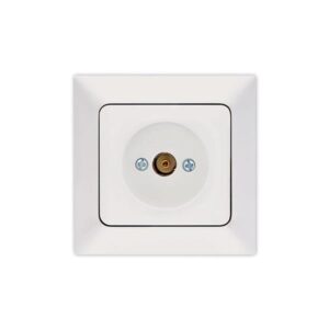 TV SOCKET TRANSIT WHITE