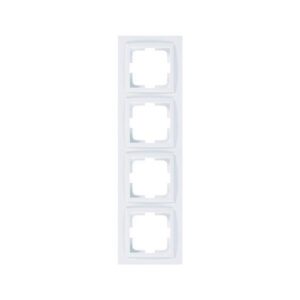 DESPINA 4 GANG FRAME WHITE