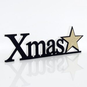 ΕΠΙΓΡΑΦΗ ΞΥΛΙΝΗ ΜΑΥΡΗ X-MAS