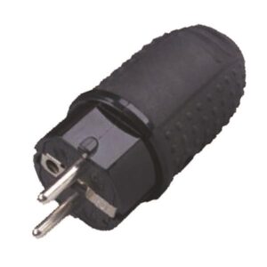 PLUG RUBBER MALE IP44 16A 220-240V
