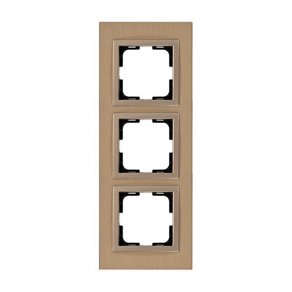 STYLE TRIPLE FRAME BRONZE ALUMINIUM