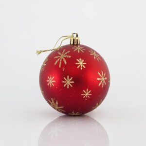 PLASTIC MATTE RED BALL