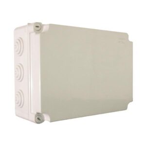 JUNCTION BOX 300Χ220Χ120 INOX SCREWS IP65 (012.A) GREY