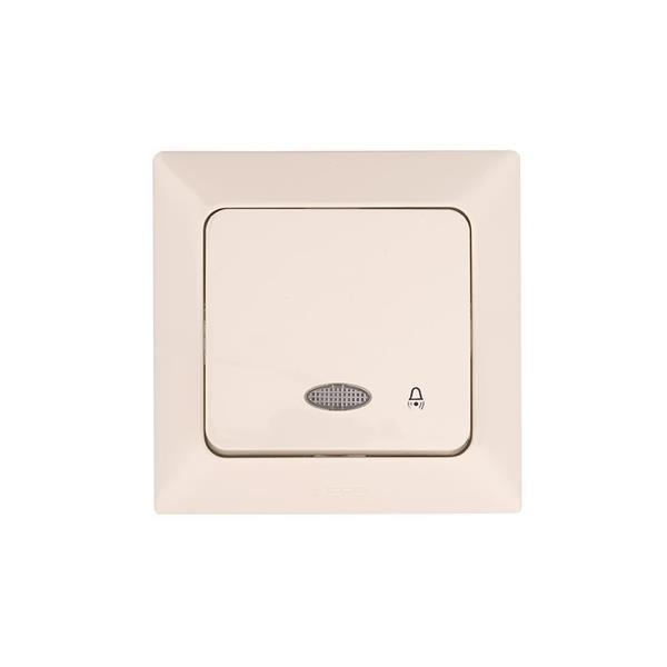 BUTTON BELL WITH LIGHT CREAM BUTTON BELL WITH LIGHT CREAM