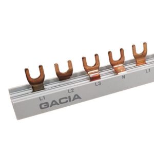 BUSBAR COPPER U TYPE 4P 1m WITH INSULATION