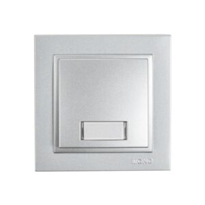 DESPINA BELL SWITCH WITH NAME PLATE SILVER