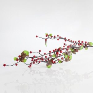 BRANCH WITH BERRY AND GLITTER