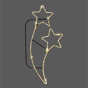 POLE DECORATION PROFESSIONAL DESIGNALUMINUM WITH STARS