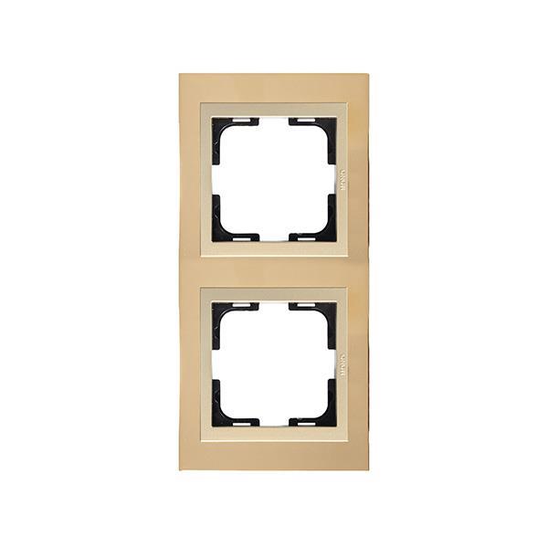 CHROME DOUBLE FRAME GOLD