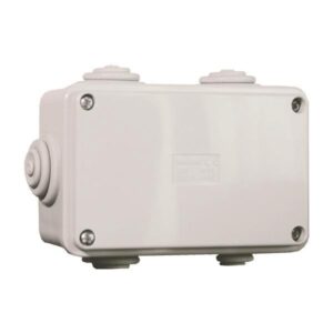JUNCTION BOX 112Χ75Χ51 INOX SCREWS IP65 (007) GREY