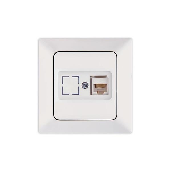 CAT 6 DATA SOCKET-RJ45  WHITE