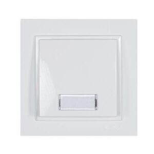 DESPINA BELL SWITCH WITH NAME PLATE WHITE