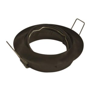 SPOT RECESSED MOVABLE ALUMINUM PAR16 BLACK