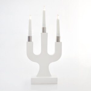 WOODEN CANDLESTICK